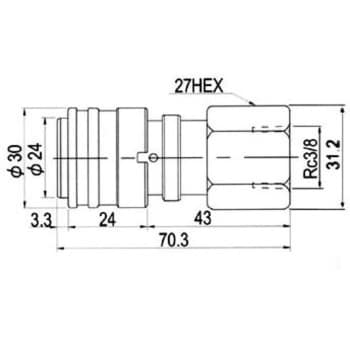 ワンタッチカプラ 理研機器(RIKEN)